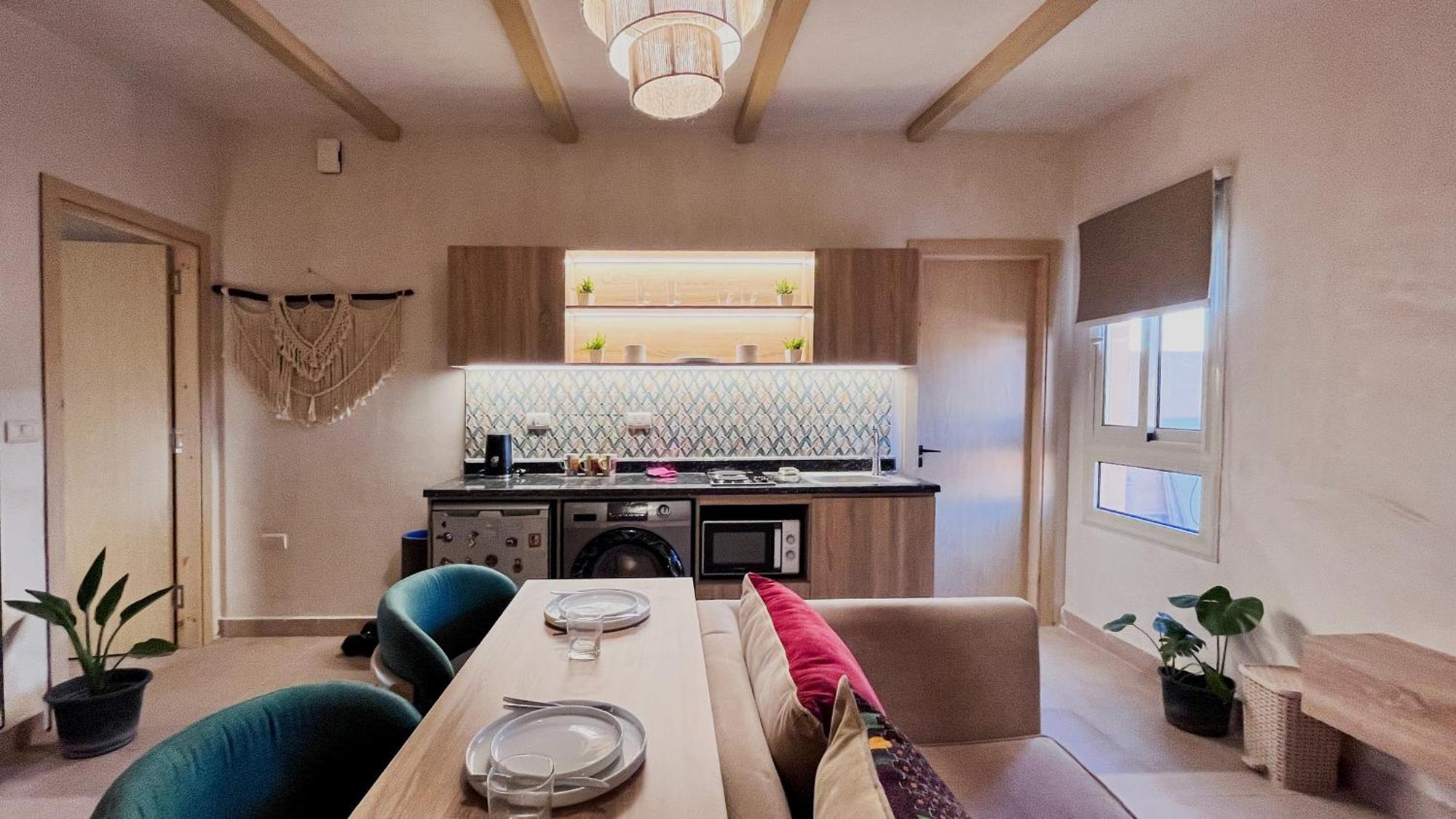 ギーザBoho Getaway With Pyramids View & Jacuzziアパートメント エクステリア 写真