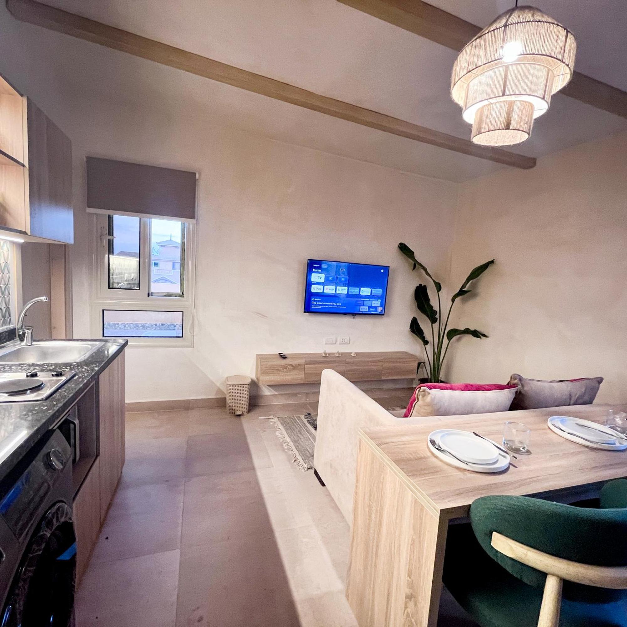 ギーザBoho Getaway With Pyramids View & Jacuzziアパートメント エクステリア 写真